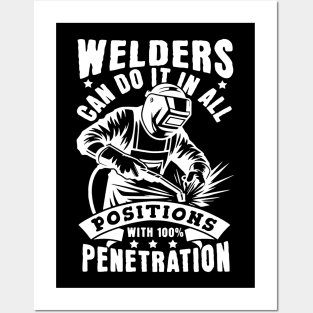 Welding Retro Vintage Funny Welder Quotes Posters and Art